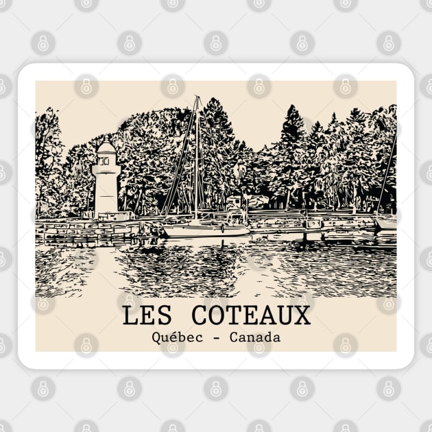 Les Coteaux - Québec Magnet by Lakeric